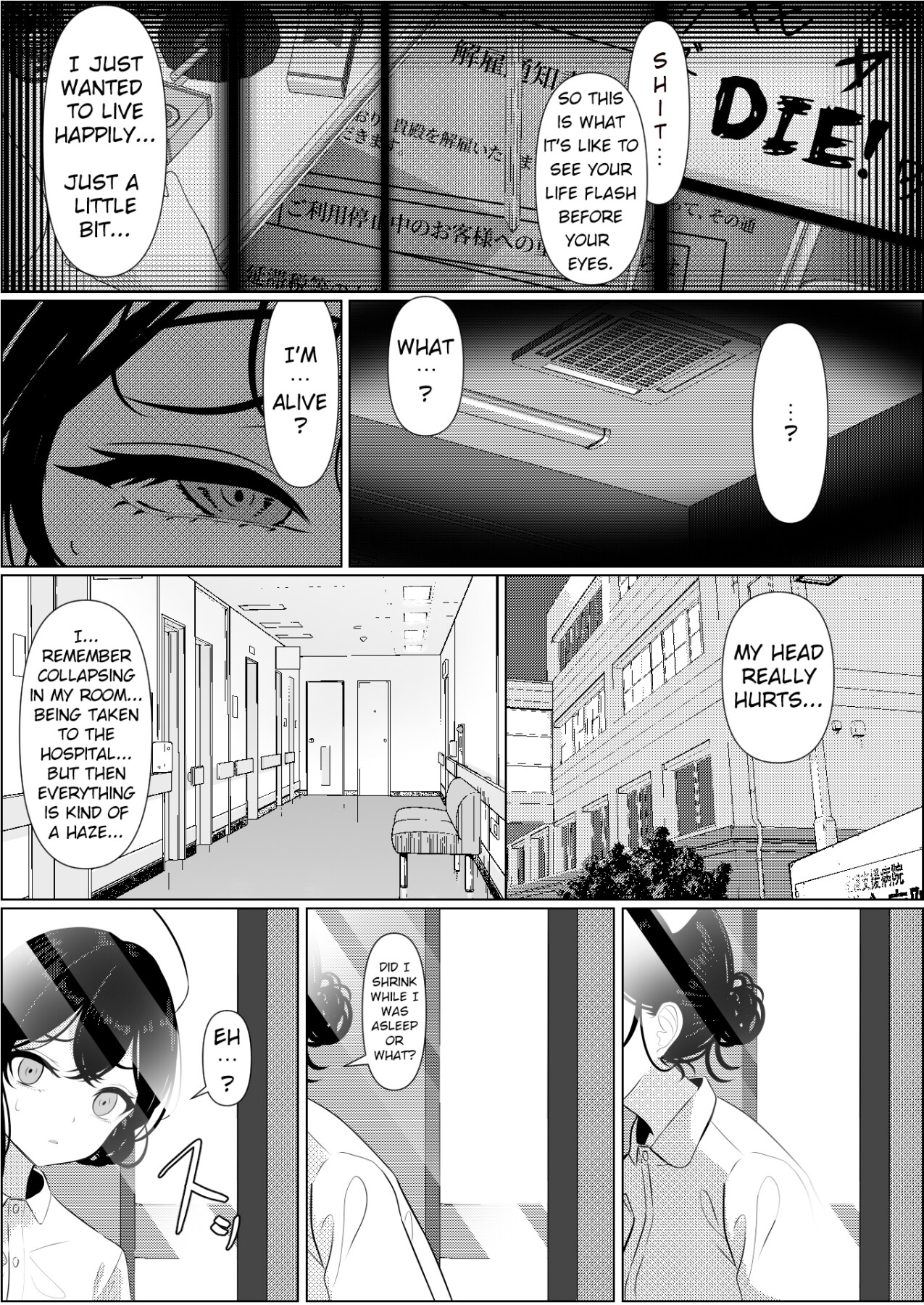 hentai manga The Story of How I Died Alone and Became a Sexy Nurse